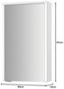 jokey Spiegelschrank Gabun 2L weiß, 40 cm Breite Bild 2