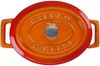 Pentole Agnelli SLOWCOOK Kasserolle Oval 25 cm Arancione Bild 2