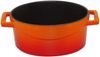 Pentole Agnelli SLOWCOOK Kasserolle Oval 25 cm Arancione Bild 5