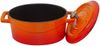 Pentole Agnelli SLOWCOOK Kasserolle Oval 25 cm Arancione Bild 4
