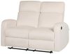 2-Sitzer Sofa Samtstoff creme elektrisch verstellbar VERDAL Bild 4