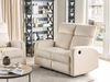 2-Sitzer Sofa Samtstoff creme elektrisch verstellbar VERDAL Bild 2
