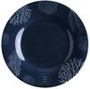 Dessertteller, Melamin, 20cm, navy weiss - Serie Living einzeln Bild 1