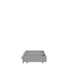 Forte SURFINIO Schublade 50, Unterbettschublade auf Rollen, 2 Fächer, Schlafzimmer, Jugendzimmer, Stauraum, Holzwerkstoff, Grau, 50,9 cm breit x 15,9 cm hoch x 53 cm tief Bild 3