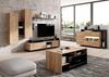 Wohnzimmer-Set Alva Anbauwand 6-teilig Wildeiche Gold anthrazit Bild 2