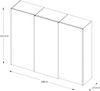 Staud Schwebetürenschrank, Holzwerkstoff, Weiß, Classic, 222cm / 280cm / 68 cm (H/B/T) Bild 4