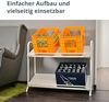 SCHULTE Regalwelt Kastenständer für bis zu 6 Kisten, 74,5x95x40 cm (HxBxT), Traglast pro Ebene 60 Kg Bild 5