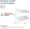 SCHULTE Regalwelt Kastenständer für bis zu 6 Kisten, 74,5x95x40 cm (HxBxT), Traglast pro Ebene 60 Kg Bild 2