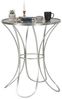 Dmora Couchtisch Bistrica 56 x 56 x 68h cm Silber Zeitschriftenhalter Bild 2