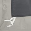 Utopia Bedding Bettwäsche 220x240 Set - Mikrofaser Bettbezug 240x220 cm + 2 Kissenbezüge 65x65 cm - Dunkelgrau/Hellgrau Bild 3
