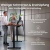 Desktopia Pro X - Elektrisch höhenverstellbarer Schreibtisch / Ergonomischer Tisch mit Memory-Funktion, Schwarz, Gestell Weiß, 160x80 cm Bild 4
