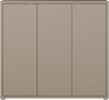 FORTE Schuhschrank Alice Springs, Schuhschrank, Platz für 20 Paar Schuhe, 3 Türen (B/H/T 109,2/99,1/34,9 cm) Stauraumschrank, Mehrzweckschrank, grifflose Front, Push to open Bild 3