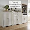 Aktenschrank 11 JASMIN Pinie hell weiß Akzente Artisan Eiche Bild 4