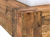 Design Holzbett Kingsburgh, Königliches Kopfteil, Braun, Liegefläche 180x200cm Bild 5