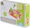 Moni Spielzeug Obst Set 4306 Holz, Brett Messer Spielzeugfrüchte Klettverbindung bunt Bild 5