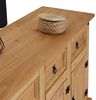 CARO-Möbel Sideboard Salsa Kommode Mexiko Stil Highboard Anrichte Kiefer massiv gebeizt, gewachst mit 3 Schubladen und 3 Türen Bild 4