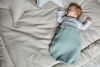 KraftKids Strampelsack Musselin mint für den Herbst/Winter aus Musselin Baumwolle und warmen Fleece in zwei Größen erhältlich Bild 2