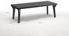 Dmora - Tisch im Freien Mercurio, rechteckiger Regal, ausziehbarer Garten- oder Bartisch, 100% Made in Italy, 160-220x90h74 cm, Anthrazit Bild 2
