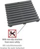 WENKO INDOOR&OUTDOOR Badematte 55 x 55 cm, Grau Bild 2