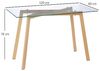 HOMCOM Esstisch für 4 Personen (Esszimmertisch, 1-St, Küchentisch), für Esszimmer, Küche, kleine Räume Transparent Bild 3