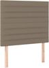 vidaXL Boxspringbett mit Matratze Taupe 120x200 cm Stoff 3136665 Bild 5