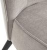 DRW Sessel aus Polyester und Holz in Hellgrau und Schwarz Bild 5