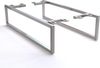 Fuß Kufe schmal 20 cm Edelstahl gebürstet für Kastenmöbel der Tiefe 60 cm (2er Set) Bild 2