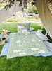 Primera Mako-Satin Bettwäsche 135x200 Blumenwiese rauchgrün weiß lila 243213-55 Bild 2