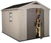 Keter Gerätehaus Factor 8x11, Beige, 15. 5m³ Rauminhalt, Außenmaße (B/T/H): 256. 5 x 332 x 243 cm, wetterfest, wasserdicht, UV-beständig, Outdoor Bild 3