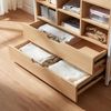 Garderobenständer Larem mit 6 Fächern Weiß/Eicheoptik [en. casa] Bild 3