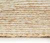 vidaXL Teppich Handgefertigt Jute mit Spiralen-Design Weiß 120 cm 133717 Bild 4
