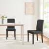 Esszimmerstuhl Hamburg 4er Set Textil Schwarz [en. casa] Bild 2