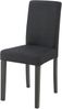 Esszimmerstuhl Hamburg 4er Set Textil Schwarz [en. casa] Bild 5