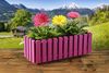Blumenkasten 46,5 cm Balkonkasten Landhaus Lattenzaun Holzoptik Pflanzkasten Bild 5