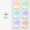 Navaris LED Nachtlicht Dino Design - aufladbar mit Micro USB Kabel - Süße RGB Farbwechsel Kinder Nachttischlampe - Dinosaurier Schlummerlicht Weiß Bild 3