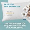 KNERST Kopfkissen Kinderkopfkissen, Füllung: FitForm Technologie – 100% Polyester, Komfortkissen Kinder für optimale Stützkraft, Kinderkopfkissen für weiche Träume Bild 4