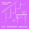 Müller Licht LED Leuchte aus Kunststoff mit Bewegungs-/Dämmerungssensor mit 0,9 Watt 1500K ML400072, Weiß Bild 2
