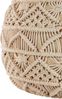 Pouf beige ⌀ 40 cm KAYSERI Bild 5