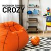 Lumaland Basketball Sitzsack für In-& Outdoor, Polyester Orange, Ø 110 cm Bild 5