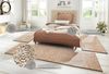 Woll-Optik Teppich Wolly Beige Braun - 200x300x0,1cm Bild 2