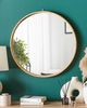 Wandspiegel BARUNG 60 cm 60 cm Rattan Natürlich Beige Bild 2