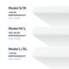 Dailydream Komfortschaum Matratzentopper Model "S/M", 180x200x4cm, Edition "7-Zone" Bild 2