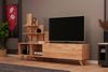 Hanah Home Stylish TV Stand, Atlantic Pine, 160 x 115 x 33 cm | 100% Melamine Coated Particle Board, 18 mm Thick | Perfect for Modern Living Rooms & Entertainment Spaces Bild 2