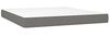 vidaXL Boxspringbett mit Matratze Dunkelgrau 180x200 cm Stoff 3141874 Bild 5