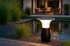 Arnusa LED Solarleuchte Solarlampe Wegeleuchte Sockelleuchte 29 cm Gartenlampe Außenleuchte, Duo Farbeinstellung, LED fest integriert, Kaltweiß, Warmweiß, Duo Color Bild 3
