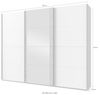 'Bern' Schwebetürenschrank, weiß, 225 x 64 x 210 cm Bild 3