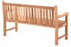 Gartenbank Sitzbank mit Rückenlehne 2-Sitzer 150 Teak Bild 5