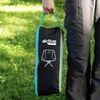 AKTIVE Camping-Klappstuhl, sehr kompakt, Stahl und Polyester, max. 110 kg, 58 x 36 x 66 cm, bequem und langlebig, rutschfest, mit Tragetasche, vielseitig einsetzbar, langlebig, Outdoor-Stühle (63047) Bild 3
