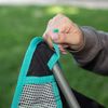 AKTIVE Camping-Klappstuhl, sehr kompakt, Stahl und Polyester, max. 110 kg, 58 x 36 x 66 cm, bequem und langlebig, rutschfest, mit Tragetasche, vielseitig einsetzbar, langlebig, Outdoor-Stühle (63047) Bild 4