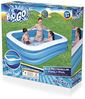 Bestway 12819 Aufblasbarer Schwimmbecken, blau, rechteckig, Deluxe, 211 x 132 x 46 cm Bild 2